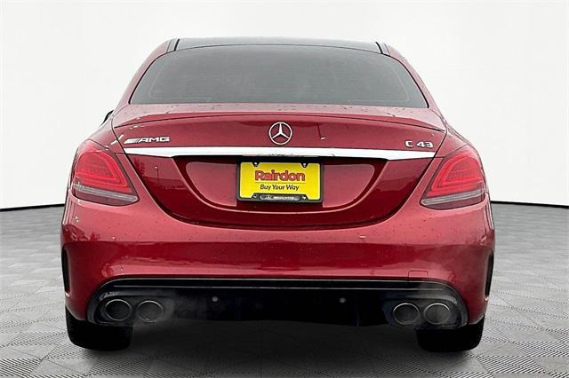 used 2019 Mercedes-Benz AMG C 43 car, priced at $33,000