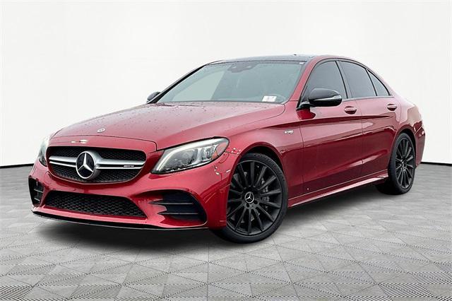 used 2019 Mercedes-Benz AMG C 43 car, priced at $33,000