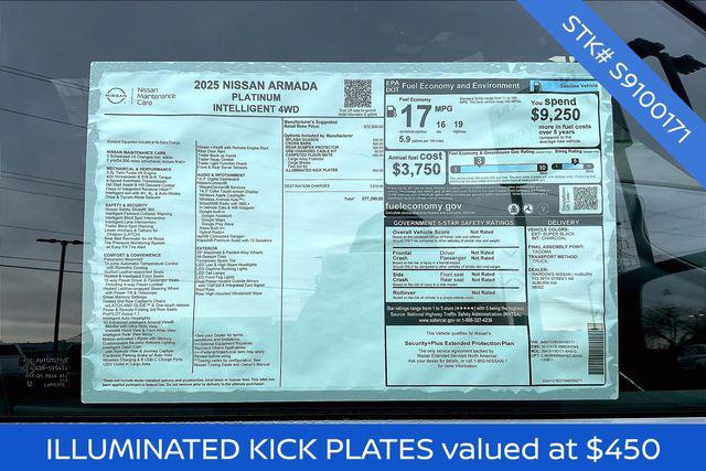 new 2025 Nissan Armada car, priced at $70,433