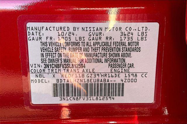 new 2025 Nissan Versa car, priced at $21,530