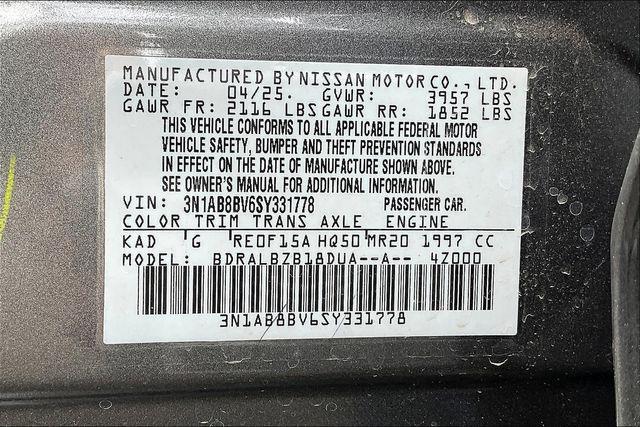 new 2025 Nissan Sentra car, priced at $20,966