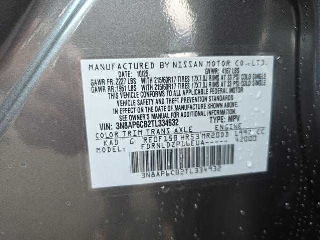 new 2026 Nissan Kicks car, priced at $26,775