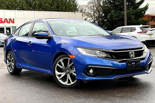 used 2021 Honda Civic car, priced at $21,500