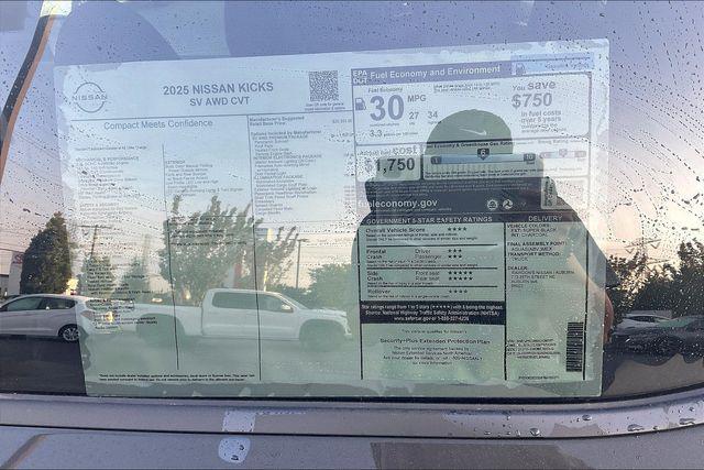 new 2025 Nissan Kicks car, priced at $30,790