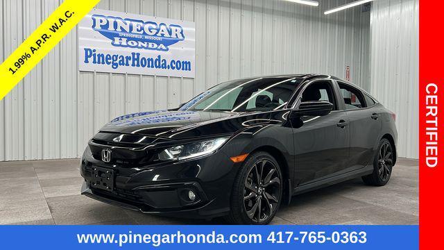 used 2019 Honda Civic car, priced at $24,980