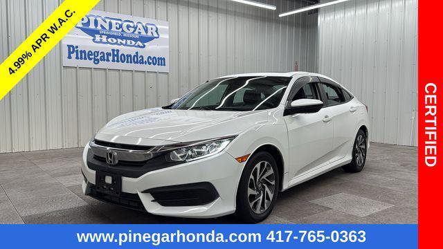 used 2016 Honda Civic car, priced at $17,950
