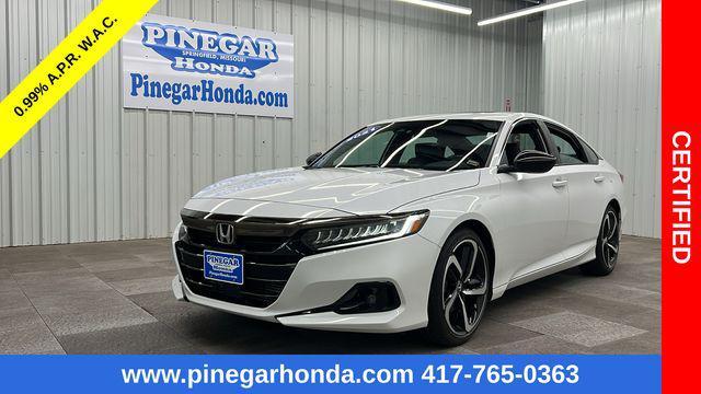 used 2021 Honda Accord car, priced at $28,950
