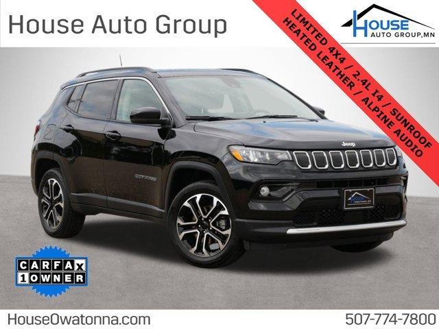 used 2022 Jeep Compass car, priced at $24,500