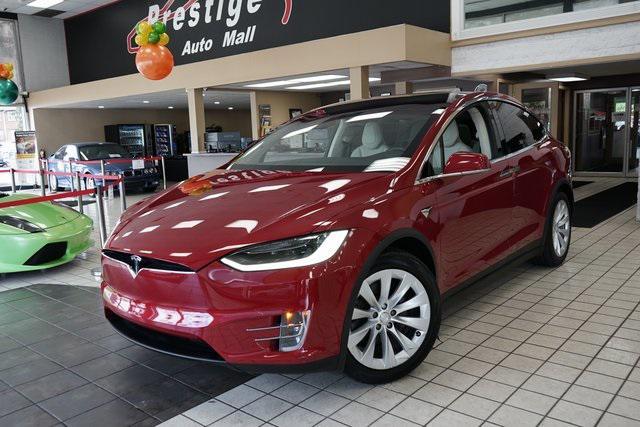 used 2018 Tesla Model X car, priced at $31,775