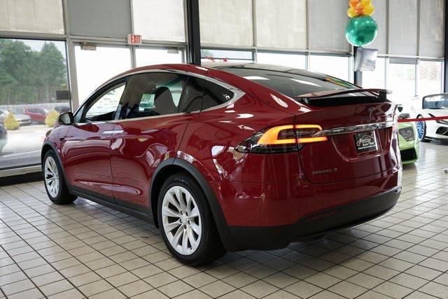 used 2018 Tesla Model X car, priced at $31,775