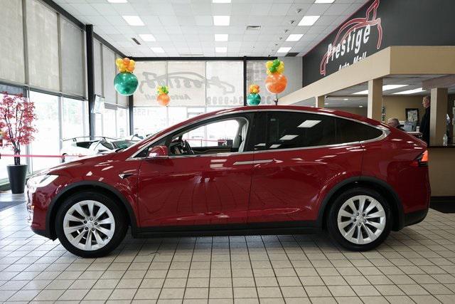 used 2018 Tesla Model X car, priced at $31,775