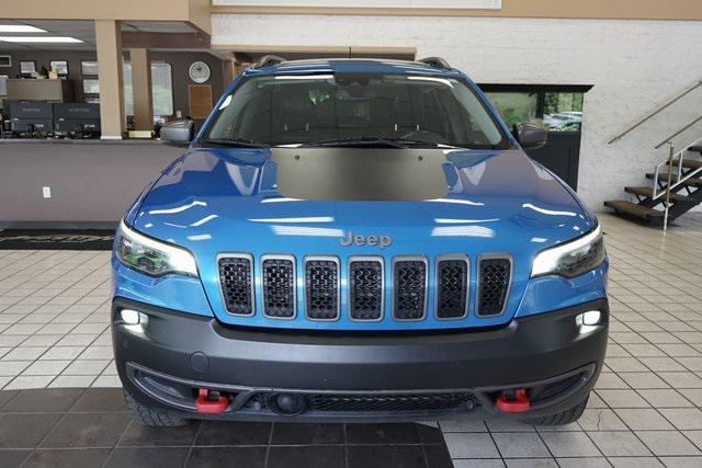 used 2021 Jeep Cherokee car, priced at $21,695