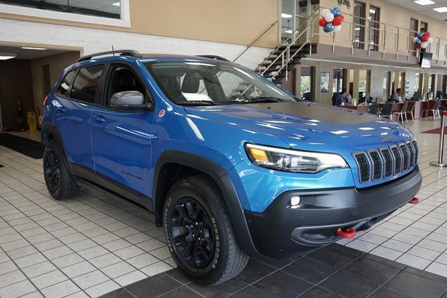used 2021 Jeep Cherokee car, priced at $21,695