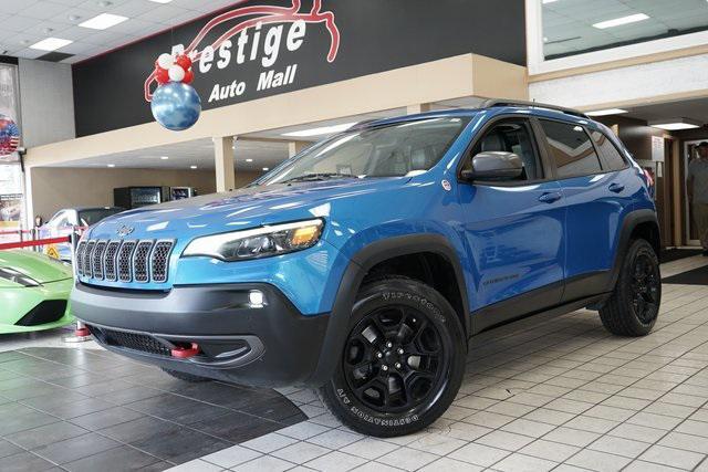 used 2021 Jeep Cherokee car, priced at $21,695