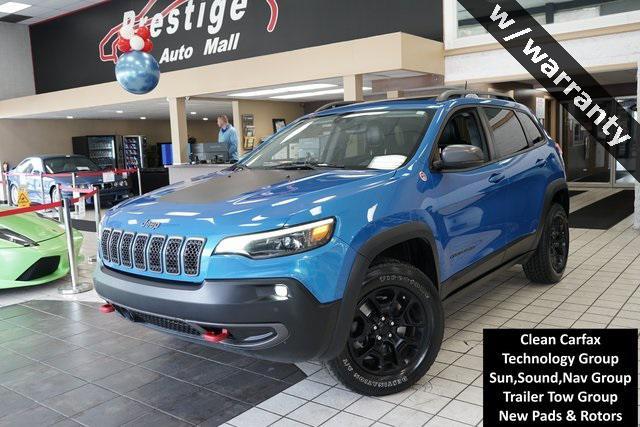 used 2021 Jeep Cherokee car, priced at $21,695