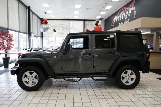 used 2017 Jeep Wrangler Unlimited car, priced at $18,188