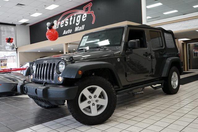 used 2017 Jeep Wrangler Unlimited car, priced at $18,188