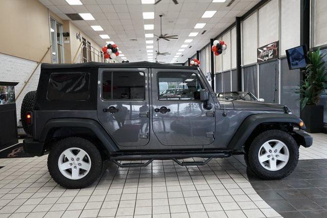 used 2017 Jeep Wrangler Unlimited car, priced at $18,188