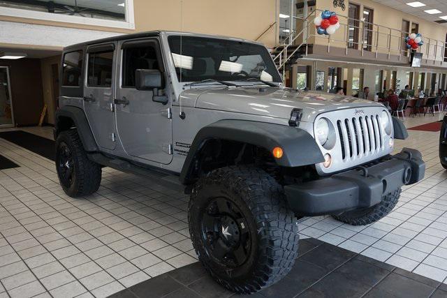 used 2015 Jeep Wrangler Unlimited car, priced at $12,998