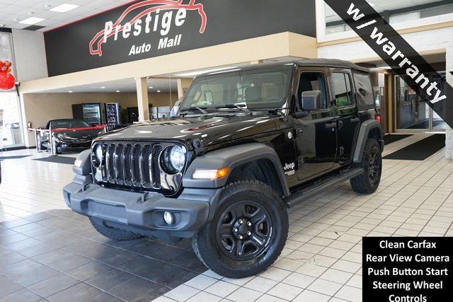 used 2019 Jeep Wrangler Unlimited car, priced at $18,555