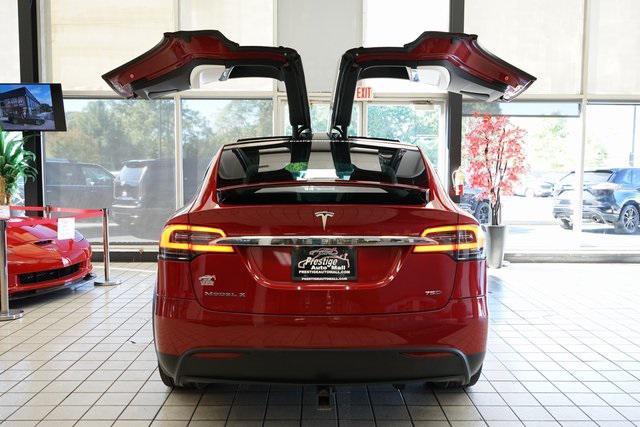 used 2018 Tesla Model X car, priced at $26,293