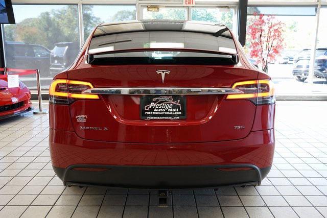 used 2018 Tesla Model X car, priced at $26,293