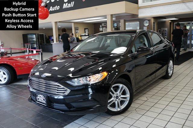 used 2018 Ford Fusion Hybrid car, priced at $12,488