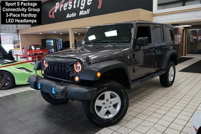 used 2017 Jeep Wrangler Unlimited car, priced at $22,556