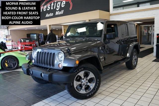 used 2017 Jeep Wrangler Unlimited car, priced at $22,742