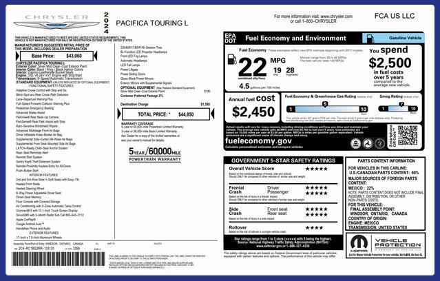 used 2024 Chrysler Pacifica car, priced at $30,033