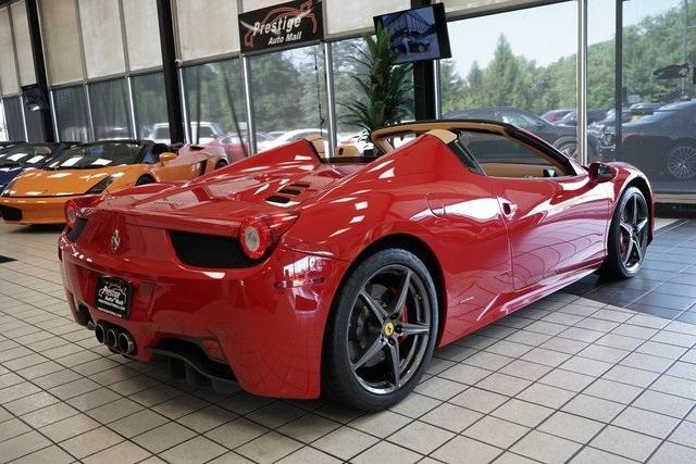 used 2015 Ferrari 458 Spider car, priced at $217,991