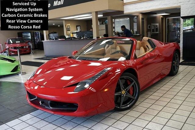 used 2015 Ferrari 458 Spider car, priced at $217,991