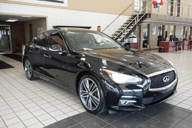 used 2017 INFINITI Q50 Hybrid car, priced at $14,878