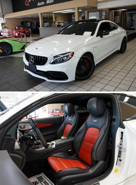 used 2018 Mercedes-Benz AMG C 63 car, priced at $47,867