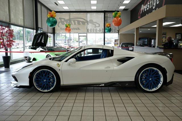 used 2021 Ferrari F8 Spider car, priced at $399,997