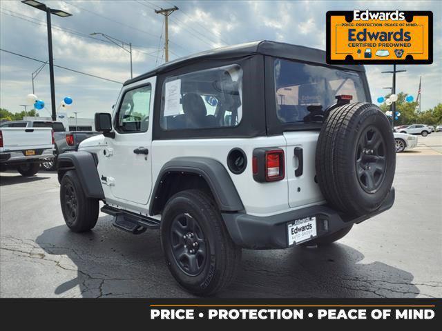 used 2022 Jeep Wrangler car, priced at $26,225