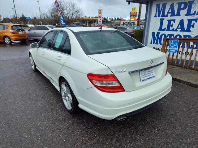 used 2010 Mercedes-Benz C-Class car, priced at $8,999