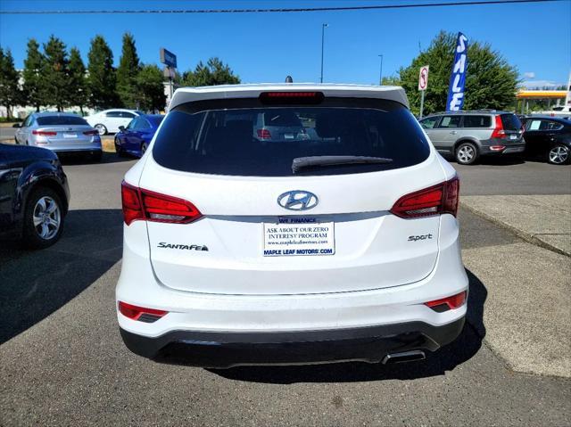 used 2018 Hyundai Santa Fe Sport car, priced at $8,999