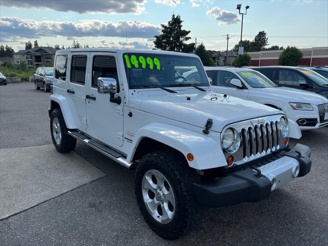 used 2013 Jeep Wrangler Unlimited car, priced at $13,999