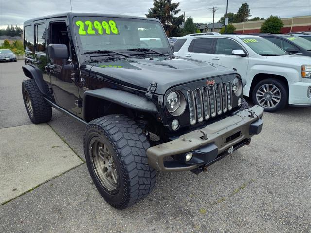 used 2016 Jeep Wrangler Unlimited car, priced at $22,999