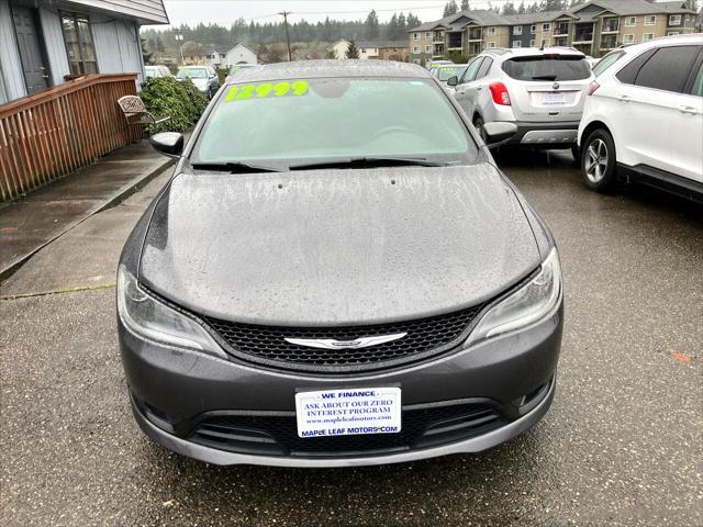 used 2015 Chrysler 200 car, priced at $12,999