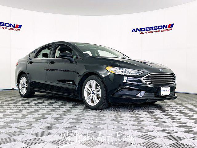 used 2018 Ford Fusion Hybrid car, priced at $8,750