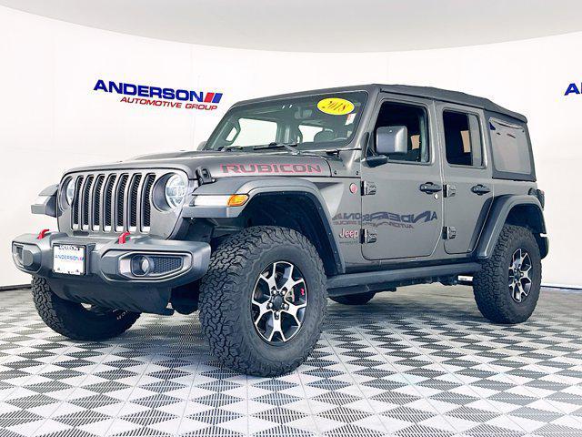 used 2018 Jeep Wrangler Unlimited car, priced at $29,500