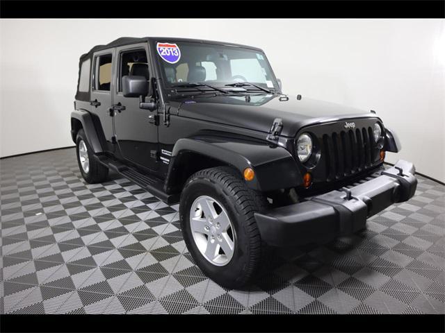 used 2013 Jeep Wrangler Unlimited car, priced at $19,990