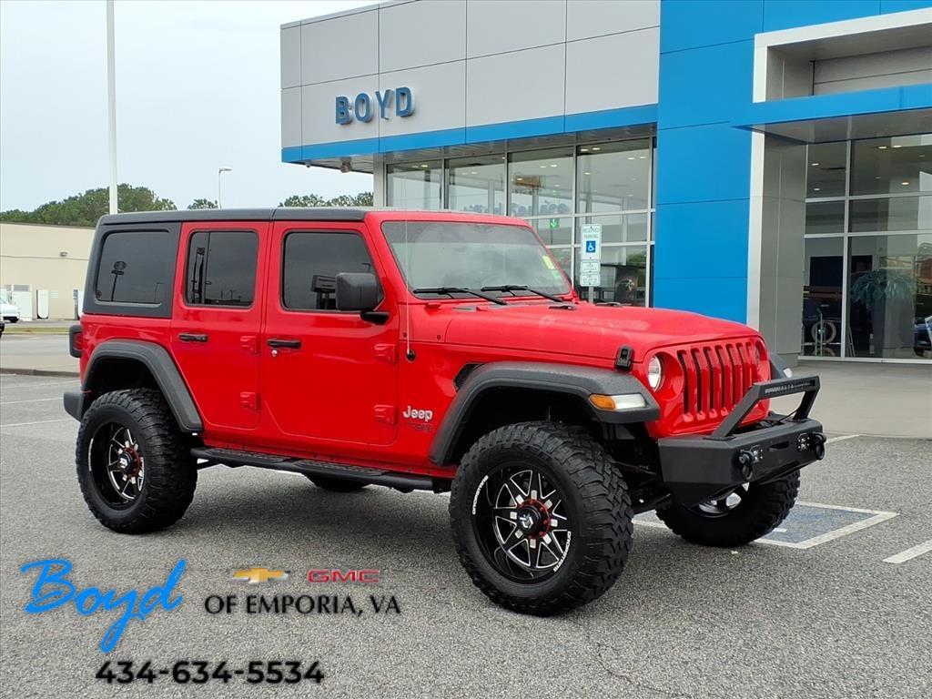 used 2019 Jeep Wrangler Unlimited car, priced at $29,881