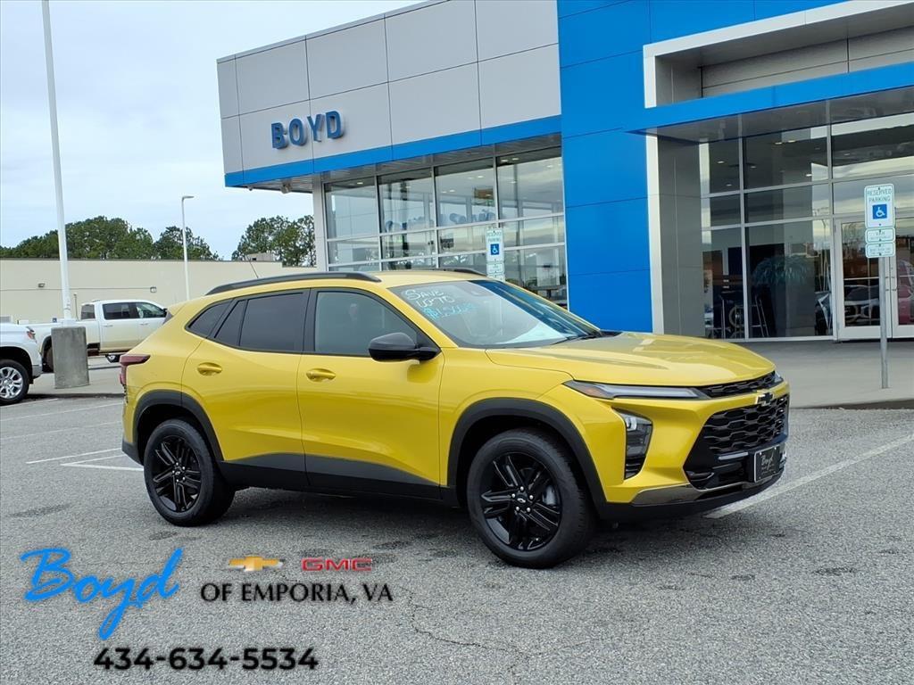 new 2025 Chevrolet Trax car, priced at $24,900