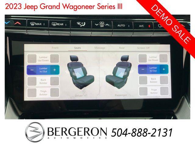 new 2023 Jeep Grand Wagoneer car, priced at $89,400