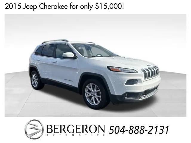 used 2015 Jeep Cherokee car, priced at $15,000