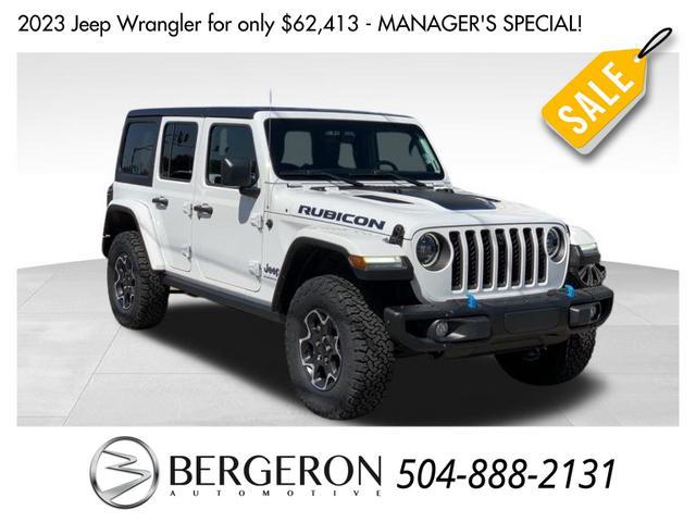new 2023 Jeep Wrangler 4xe car, priced at $62,413