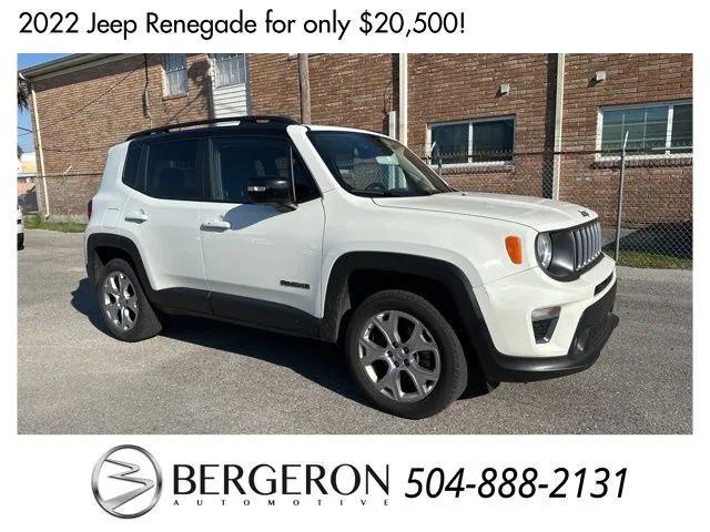 used 2022 Jeep Renegade car, priced at $20,500